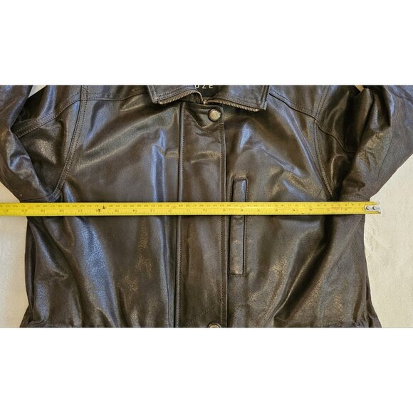 Cruze Leather Jacket Womens Large Dark Chocolate Brown ECU - Picture 9 of 12